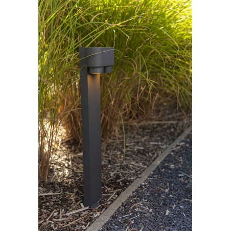 Lutec Lampa zewnętrzna stojąca CYPRES 6604004118 szary i odcienie szarości