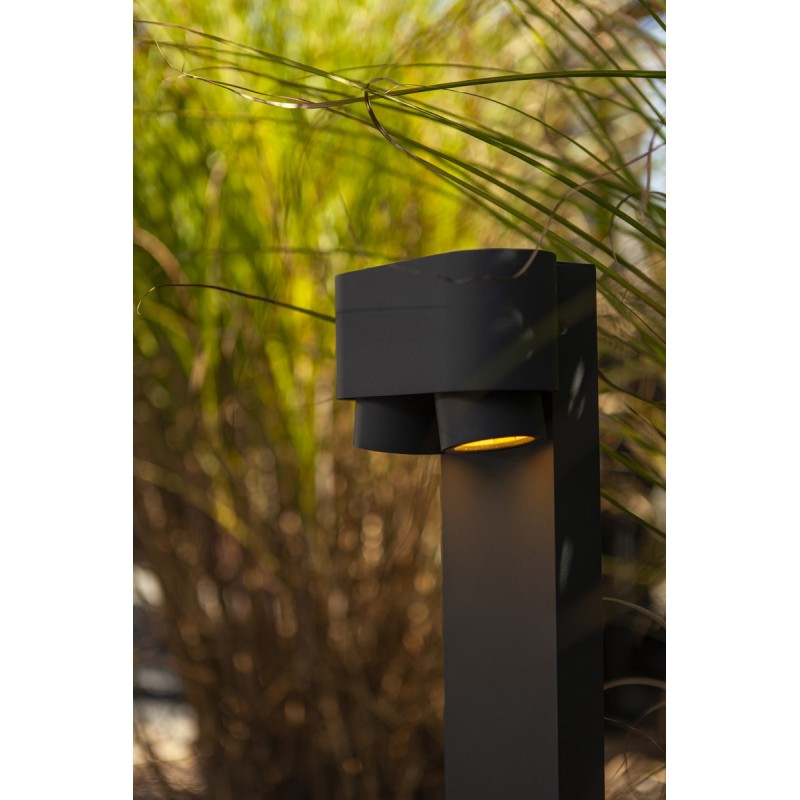 Lutec Lampa zewnętrzna stojąca CYPRES 6604004118 szary i odcienie szarości