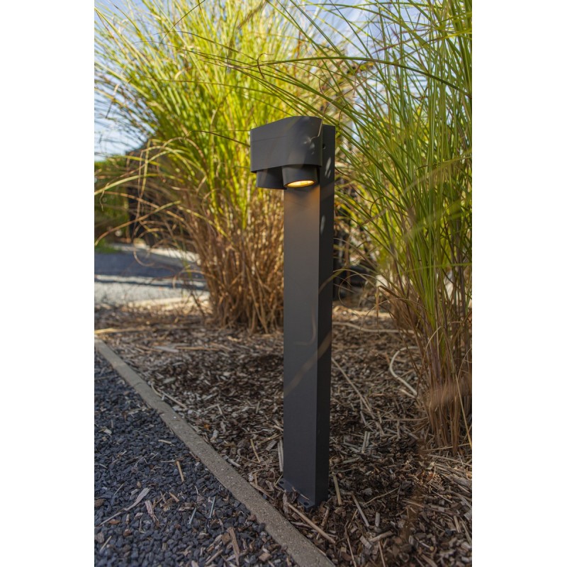 Lutec Lampa zewnętrzna stojąca CYPRES 6604004118 szary i odcienie szarości