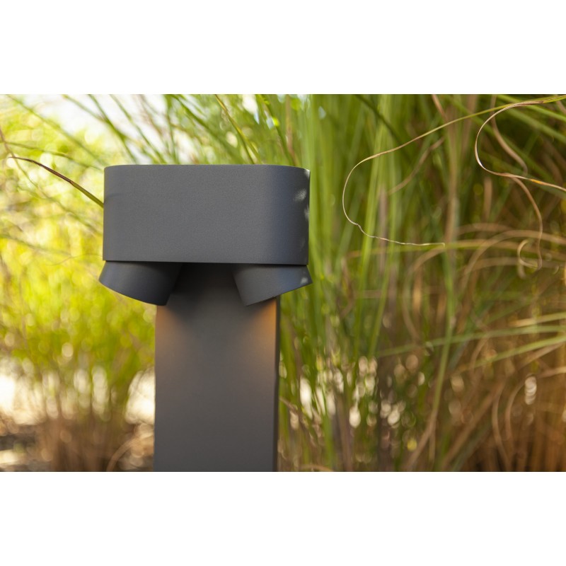 Lutec Lampa zewnętrzna stojąca CYPRES 6604004118 szary i odcienie szarości