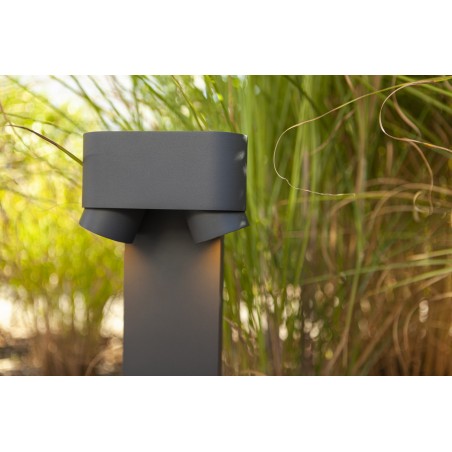 Lutec Lampa zewnętrzna stojąca CYPRES 6604004118 szary i odcienie szarości