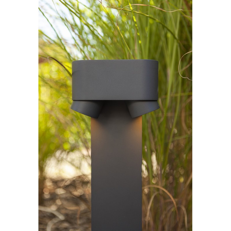 Lutec Lampa zewnętrzna stojąca CYPRES 6604004118 szary i odcienie szarości