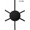 MOOSEE lampa ścienna SHADOW 6 czarna