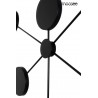 MOOSEE lampa ścienna SHADOW 6 czarna