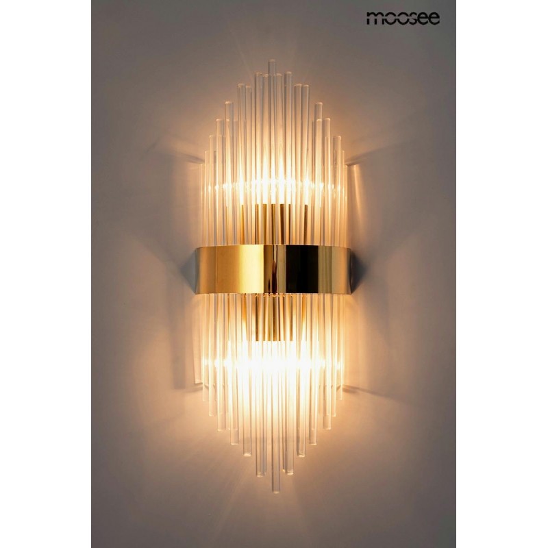MOOSEE lampa ścienna FLORENS złota