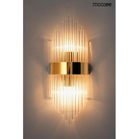 MOOSEE lampa ścienna FLORENS złota