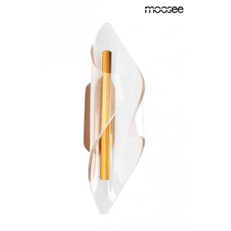 MOOSEE lampa ścienna FROST złota