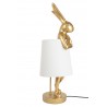 KARE lampa stołowa RABBIT 88 cm biała / złota
