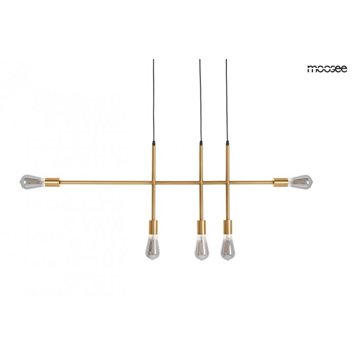 MOOSEE lampa wisząca RIVA 5 złota