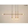 MOOSEE lampa wisząca RIVA 5 złota