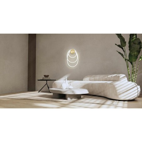 MOOSEE lampa ścienna SERPIENTE złota