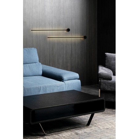 MOOSEE lampa ścienna OMBRE 80 czarna