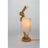 KARE lampa stołowa RABBIT 50 cm złota / biała