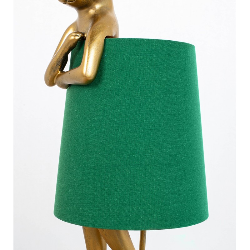KARE lampa stołowa RABBIT 68 cm  złota / zielona