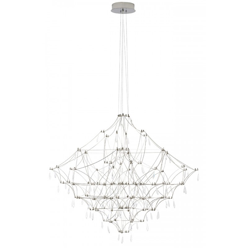 Lampa wisząca CONSTELATION 77 - LED, stal szczotkowana