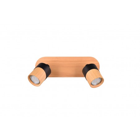 Trio Reflektor ścienny ARUNI 801100232 drewno jasne i ciemne