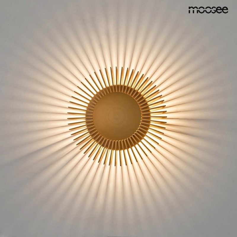 MOOSEE lampa ścienna SUNNY złota złota