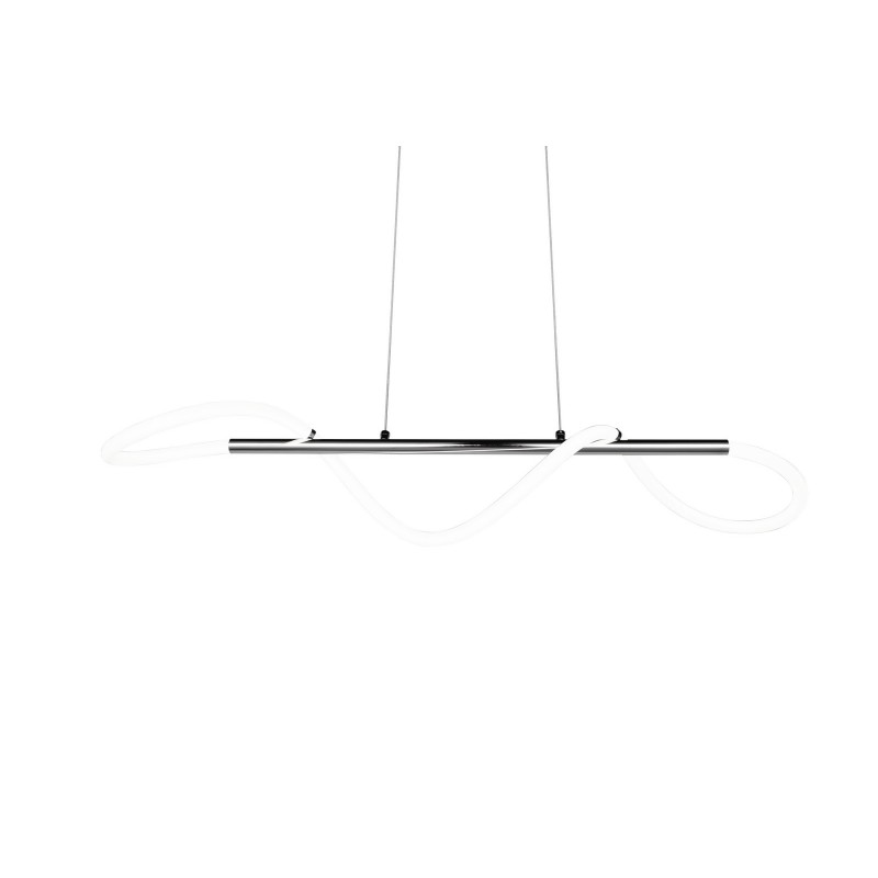 RL Lampa wisząca LED nowoczesna ARGOS R32361106 srebrny i odcienie srebra, biały