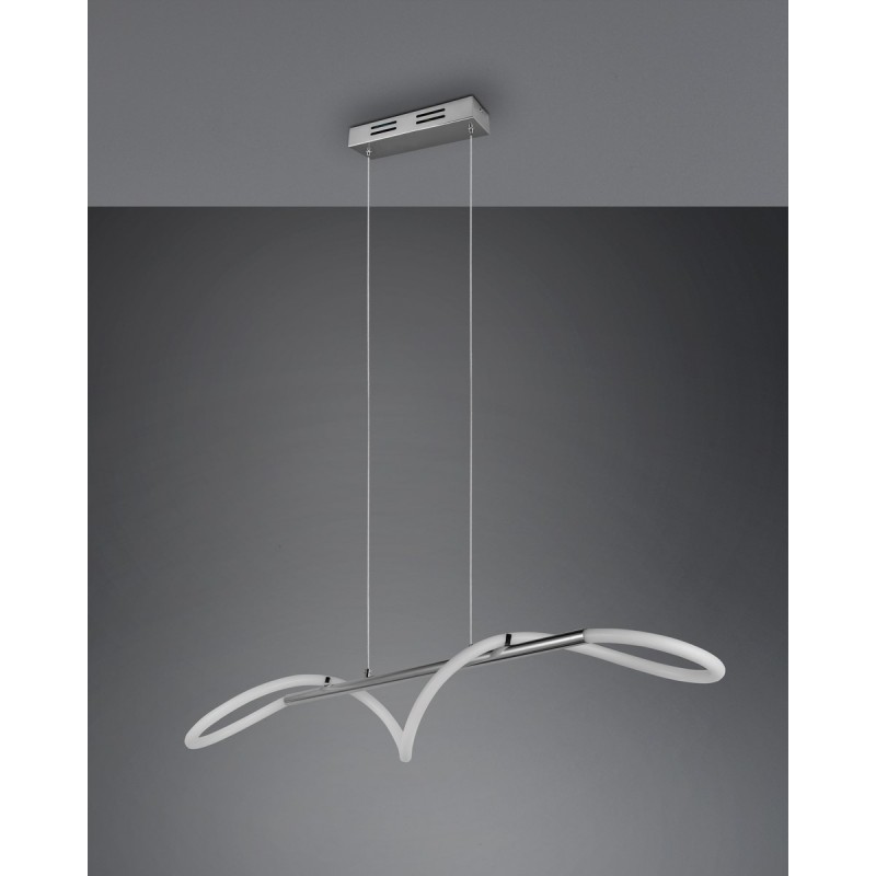 RL Lampa wisząca LED nowoczesna ARGOS R32361106 srebrny i odcienie srebra, biały