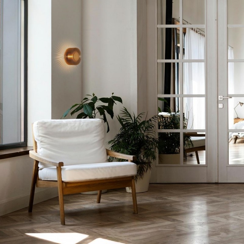 MOOSEE lampa ścienna SUNNY złota złota