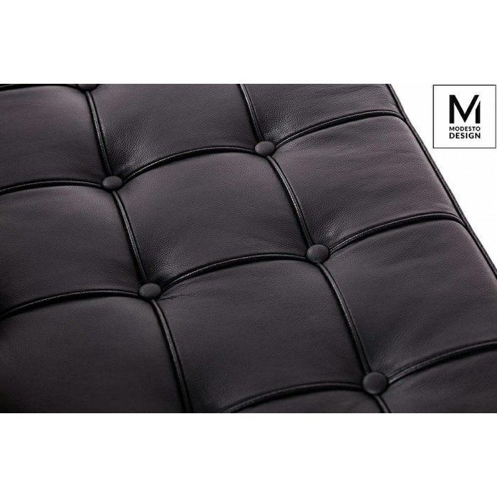 MODESTO sofa dwuosobowa BARCELON czarna -...