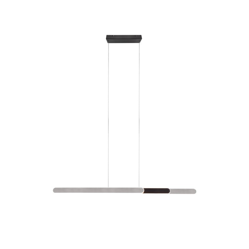 Trio Lampa wisząca LED nowoczesna HELIOS 343310305 srebrny i odcienie srebra