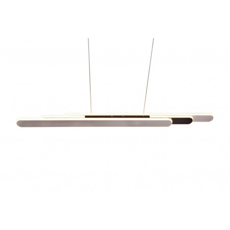 Trio Lampa wisząca LED nowoczesna HELIOS 343310305 srebrny i odcienie srebra