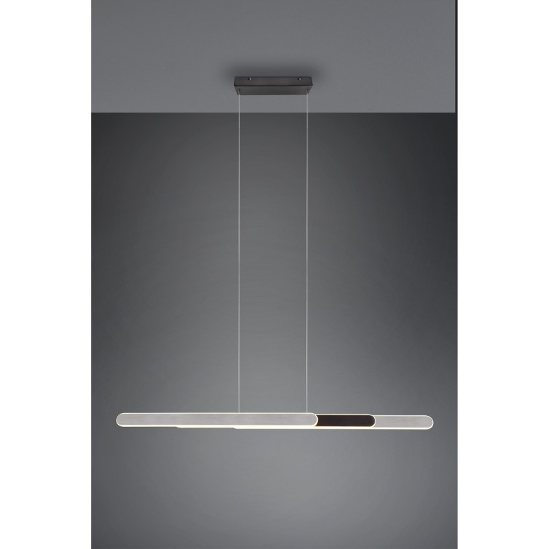 Trio Lampa wisząca LED nowoczesna HELIOS 343310305 srebrny i odcienie srebra