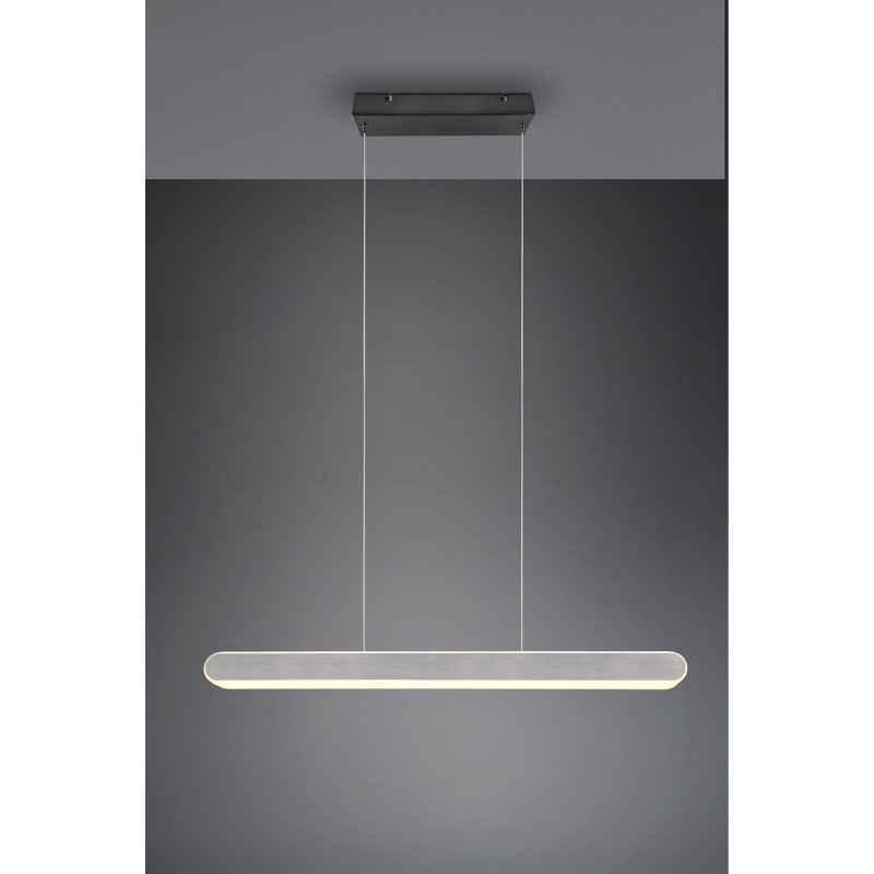 Trio Lampa wisząca LED nowoczesna HELIOS 343310305 srebrny i odcienie srebra