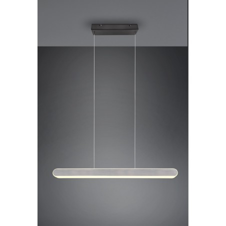 Trio Lampa wisząca LED nowoczesna HELIOS 343310305 srebrny i odcienie srebra