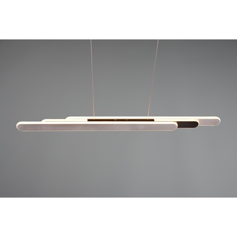 Trio Lampa wisząca LED nowoczesna HELIOS 343310305 srebrny i odcienie srebra