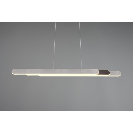 Trio Lampa wisząca LED nowoczesna HELIOS 343310305 srebrny i odcienie srebra