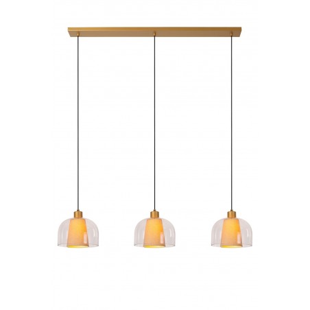 Lucide Lampa wisząca nowoczesna GUNHILD 30460/03/60 złoty i odcienie złota, beżowy