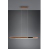 Trio Lampa wisząca LED nowoczesna HELIOS 343310365 brązowy i odcienie brązu