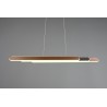 Trio Lampa wisząca LED nowoczesna HELIOS 343310365 brązowy i odcienie brązu