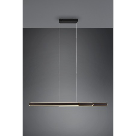 Trio Lampa wisząca LED nowoczesna HELIOS 343310332 czarny