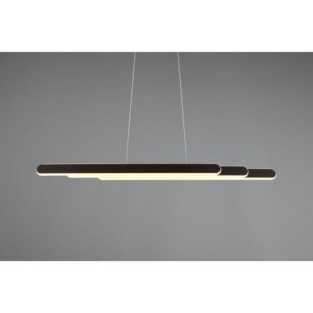 Trio Lampa wisząca LED nowoczesna HELIOS 343310332 czarny