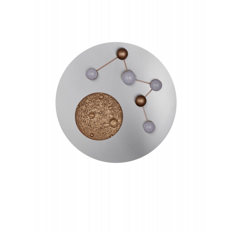 Trio Lampa natynkowa LED ZODIAC 644810107 srebrny i odcienie srebra