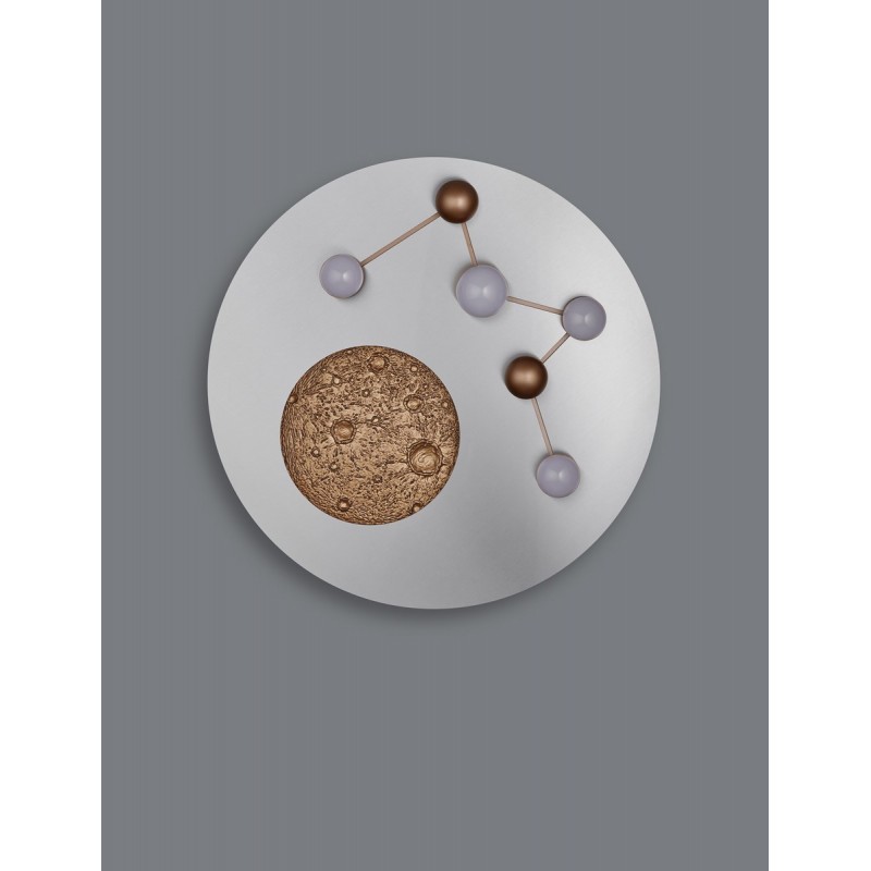 Trio Lampa natynkowa LED ZODIAC 644810107 srebrny i odcienie srebra