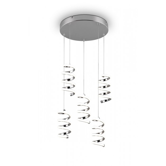 RL Lampa wisząca LED nowoczesna LAOLA R34185306 srebrny i odcienie srebra