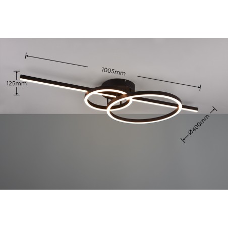 Trio Lampa natynkowa LED MONTILLA 643010332 czarny