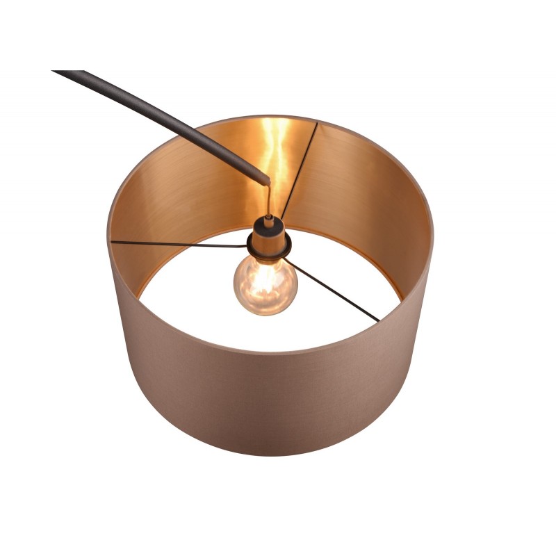 Trio Lampa podłogowa MANSUR 419200141 szary i odcienie szarości