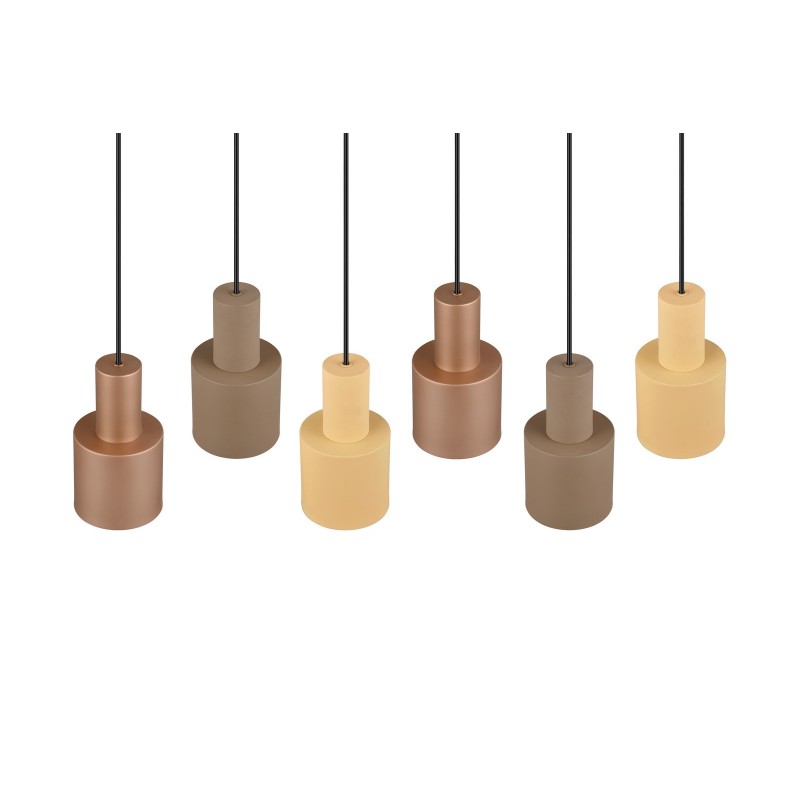 Trio Lampa wisząca nowoczesna AGUDO 319400617 inny, brązowy i odcienie brązu