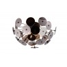 Trio Lampa natynkowa DISCALGO 609900357 czarny