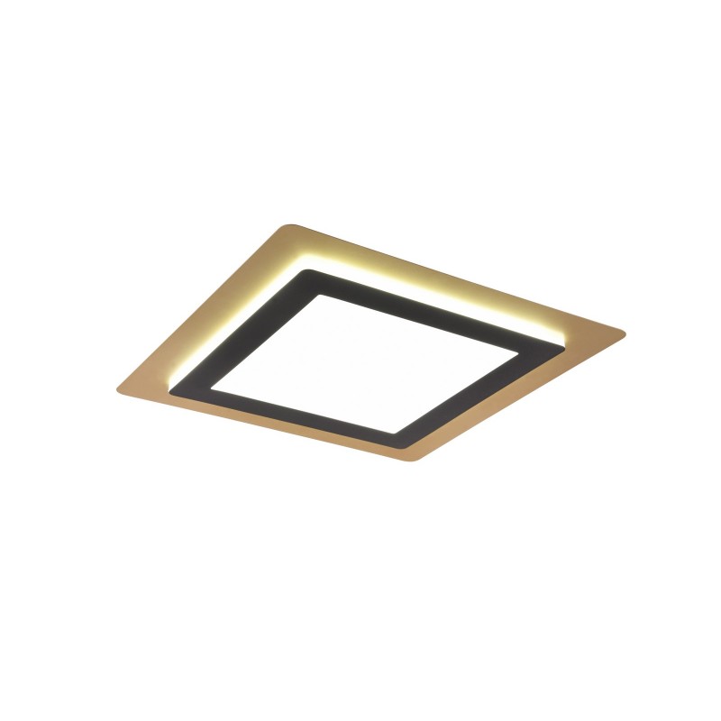 Trio Lampa natynkowa LED MORGAN 641510280 czarny, złoty i odcienie złota