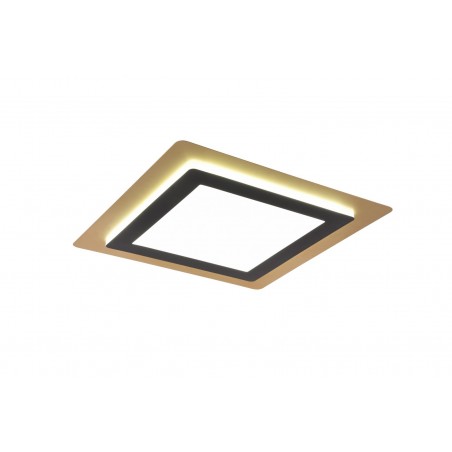 Trio Lampa natynkowa LED MORGAN 641510280 czarny, złoty i odcienie złota