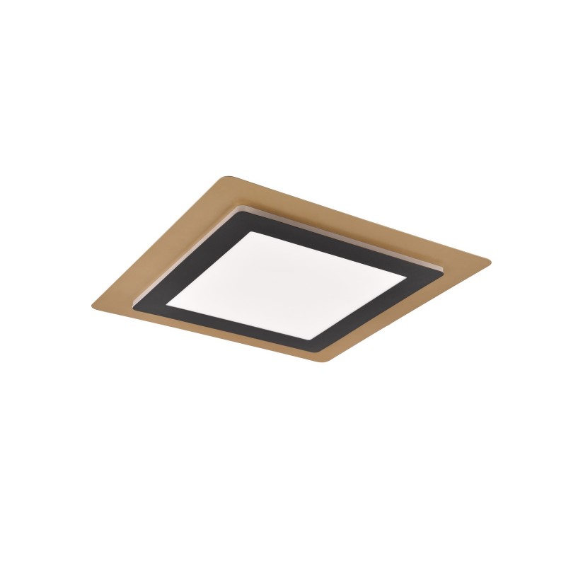 Trio Lampa natynkowa LED MORGAN 641510280 czarny, złoty i odcienie złota