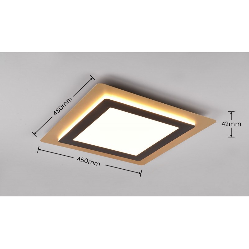 Trio Lampa natynkowa LED MORGAN 641510280 czarny, złoty i odcienie złota