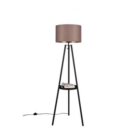 RL Lampa podłogowa COLETTE R41561032 czarny, szary i odcienie szarości