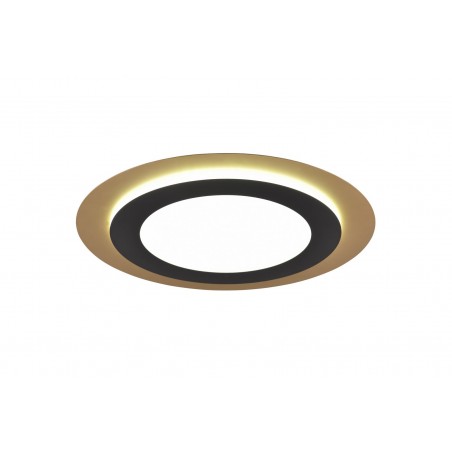 Trio Lampa natynkowa LED MORGAN 641519280 czarny, złoty i odcienie złota